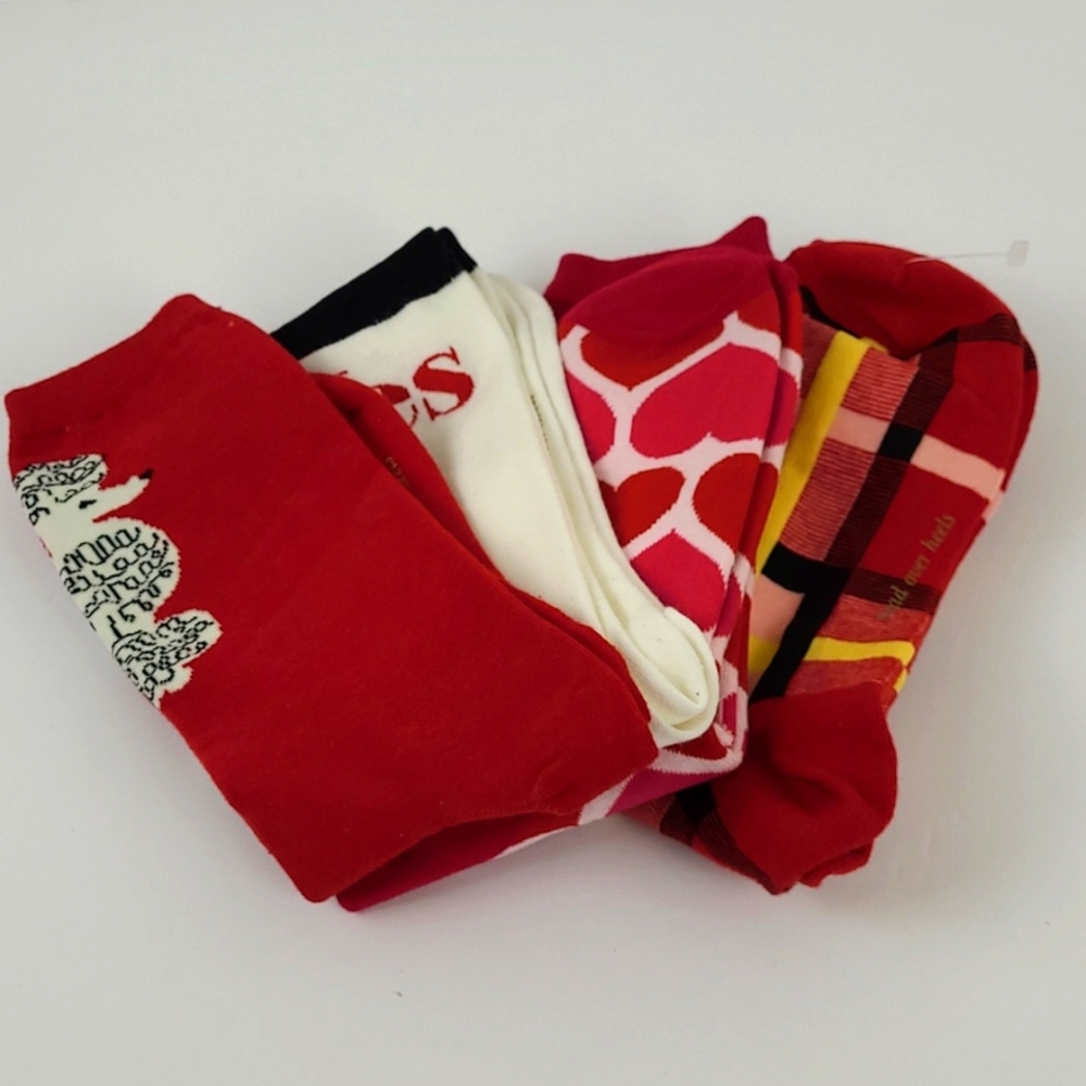 kate spade Red and Pink Socks Set